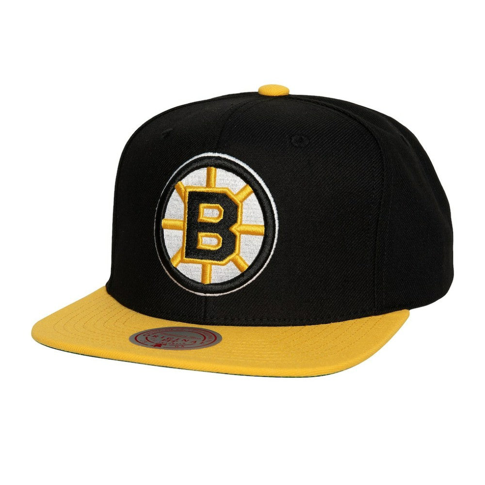 Boston Bruins Mitchell & Ness Core Team Ground 2.0 Snapback Hat