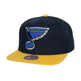 St. Louis Blues Mitchell & Ness Core Team Ground 2.0 Snapback Hat