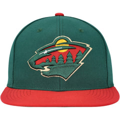 Minnesota Wild Mitchell & Ness Core Team Ground 2.0 Snapback Hat