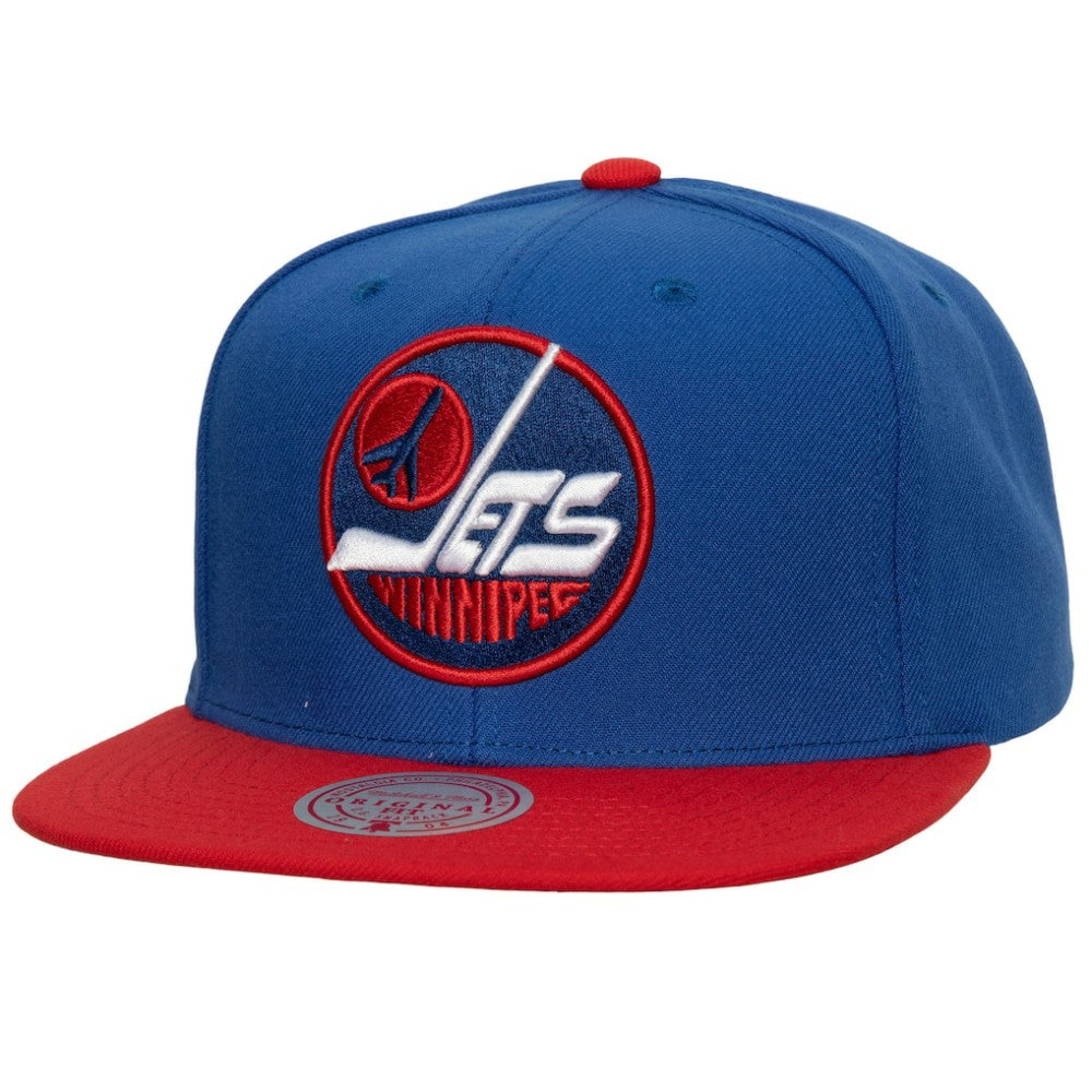 Winnipeg Jets Mitchell & Ness Core Team Ground 2.0 Snapback Hat