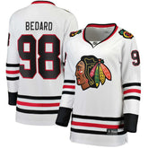 Connor Bedard Chicago Blackhawks Fanatics Women's Away Breakaway Jersey