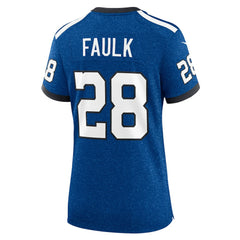 NFL Indianapolis Colts Marshall Faulk Women's Indiana Nights Alternate Game Jersey