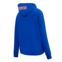 New York Rangers Pro Standard Women's Classic Chenille Pullover Hoodie