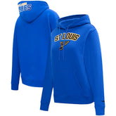 St. Louis Blues Pro Standard Women's Classic Chenille Pullover Hoodie