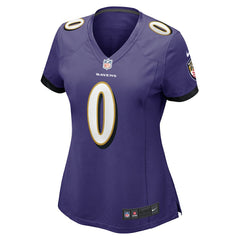 NFL Baltimore Ravens Roquan Smith Women's Team Game Jersey