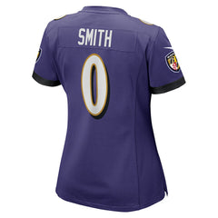 NFL Baltimore Ravens Roquan Smith Women's Team Game Jersey