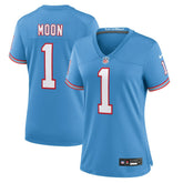 NFL Tennessee Titans Warren Moon Women's Oilers Throwback Retired Player Game Jersey