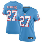 NFL Tennessee Titans Eddie George Women's Oilers Throwback Retired Player Game Jersey
