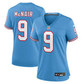 NFL Tennessee Titans Steve McNair Women's Oilers Throwback Retired Player Game Jersey