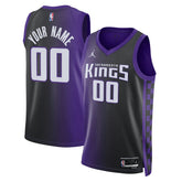 Sacramento Kings Jordan Brand Unisex Swingman Custom Jersey - Statement Edition - Purple discount