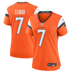 NFL Denver Broncos John Elway Women's Mile High Collection Retired Player Game Jersey