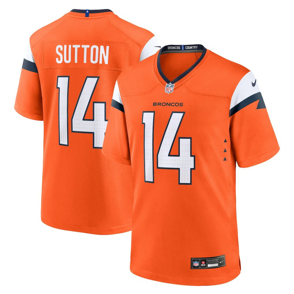NFL Denver Broncos Courtland Sutton Mile High Collection Game Jersey