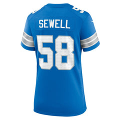 NFL Detroit Lions Penei Sewell Women's Game Jersey