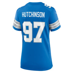 NFL Detroit Lions Aidan Hutchinson Women's Game Jersey