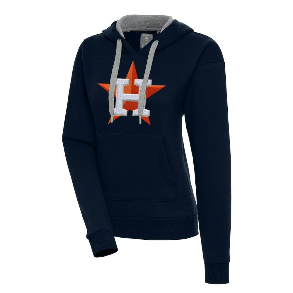Houston Astros Antigua Women's Victory Pullover Hoodie - Navy