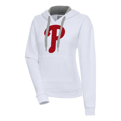 Philadelphia Phillies Antigua Women's Victory Pullover Hoodie - White
