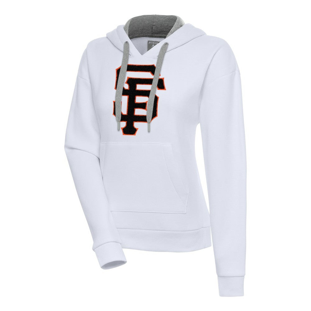 San Francisco Giants Antigua Women's Victory Pullover Hoodie - White