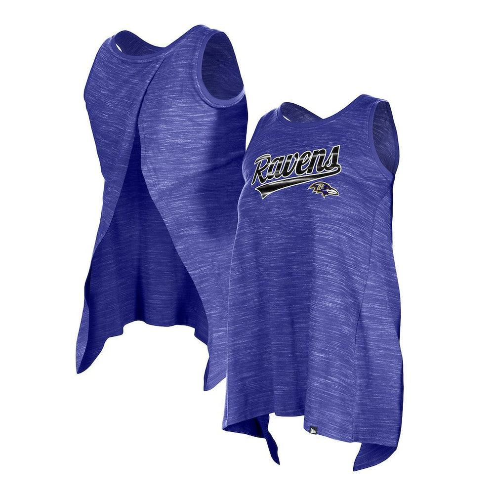 NFL Baltimore Ravens Women's Space Dye Active Tank Top