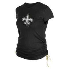 NFL New Orleans Saints Women's Ruched Side T-Shirt