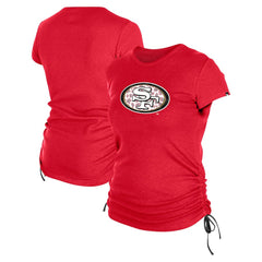 NFL San Francisco 49ers Women's Ruched Side T-Shirt