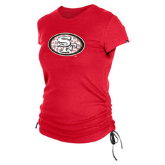 NFL San Francisco 49ers Women's Ruched Side T-Shirt