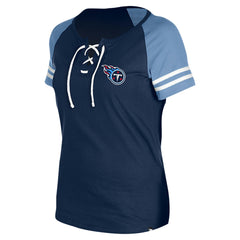 NFL Tennessee Titans Women's Lace-Up Raglan T-Shirt
