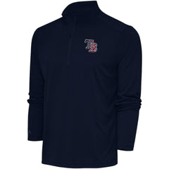 Tampa Bay Rays Antigua Patriotic Tribute Quarter-Zip Pullover Top - Navy