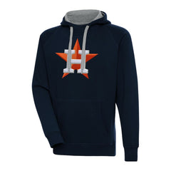 Houston Astros Antigua Victory Chenille Pullover Hoodie - Navy