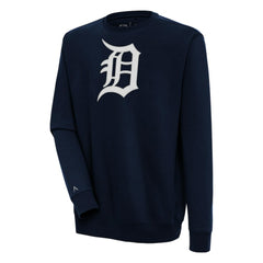 Detroit Tigers Antigua Victory Pullover Sweatshirt - Navy
