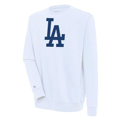 Los Angeles Dodgers Antigua Victory Pullover Sweatshirt - White