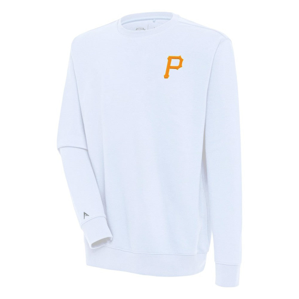 Pittsburgh Pirates Antigua Victory Pullover Sweatshirt - White