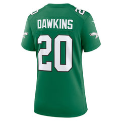 NFL Philadelphia Eagles Brian Dawkins Women's Alternate Game Jersey