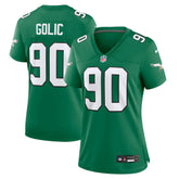 NFL Philadelphia Eagles Mike Golic Women's Alternate Game Jersey