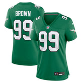 NFL Philadelphia Eagles Jerome Brown Women's Alternate Game Jersey