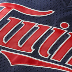 David Ortiz Minnesota Twins Youth Cooperstown Collection Mesh Batting Practice Jersey - Navy | Mitchell & Ness