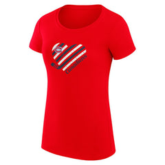 Montreal Canadiens G-III 4Her by Carl Banks Women's Super-Slim Fit Lightweight Heart T-Shirt