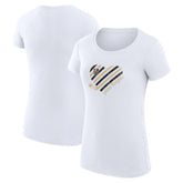 Vegas Golden Knights G-III 4Her by Carl Banks Women's Super-Slim Fit Lightweight Heart T-Shirt
