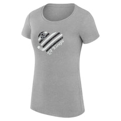 Los Angeles Kings G-III 4Her by Carl Banks Women's Super-Slim Fit Lightweight Heart T-Shirt