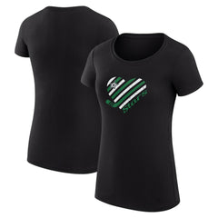 Dallas Stars G-III 4Her by Carl Banks Women's Super-Slim Fit Lightweight Heart T-Shirt