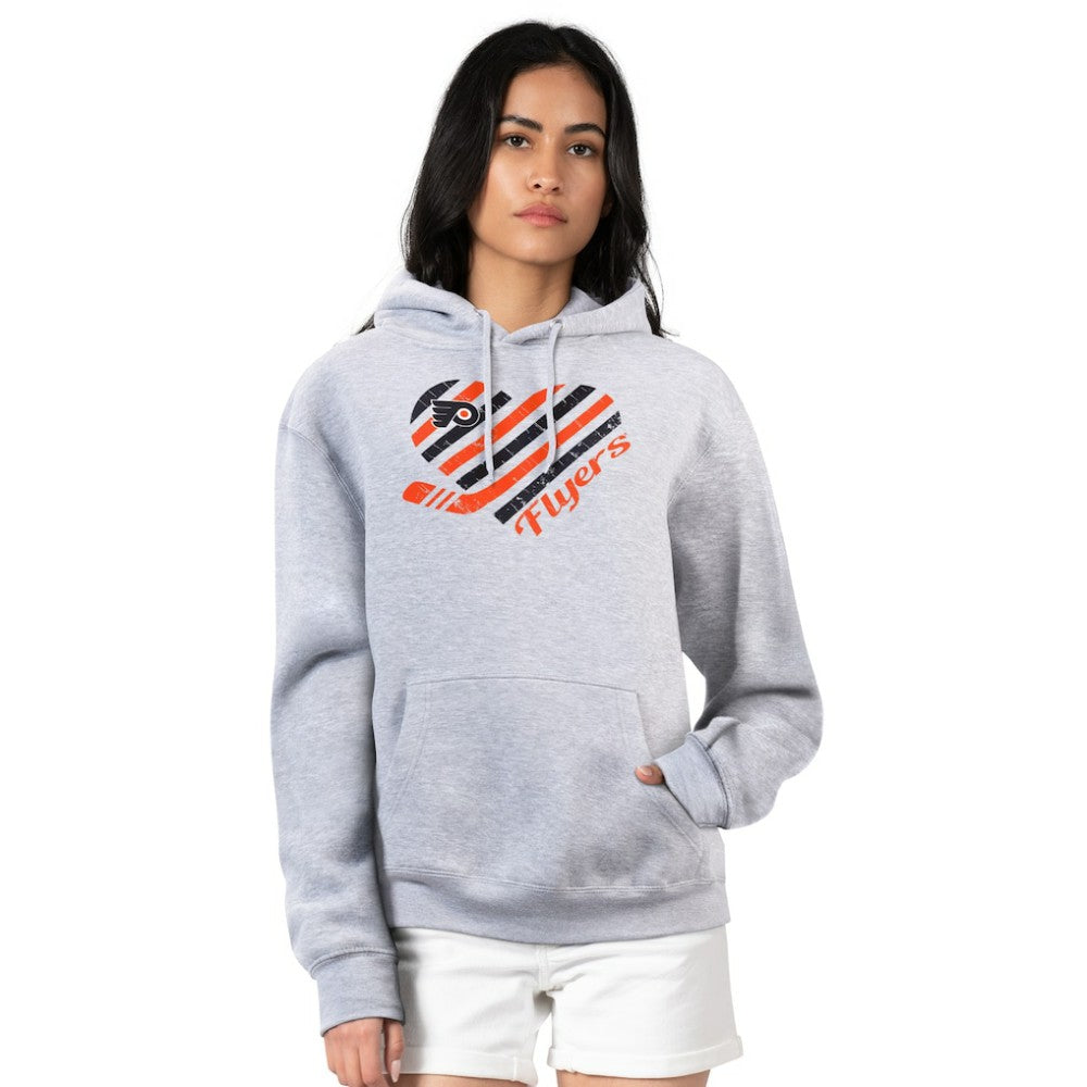 Philadelphia Flyers G-III 4Her by Carl Banks Women's Heart Pullover Hoodie