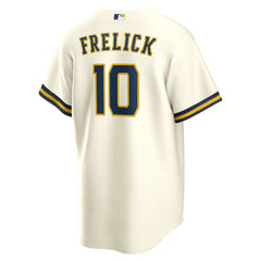 Sal Frelick Milwaukee Brewers Home Replica Player Jersey - Cream | Nike