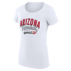 Arizona Diamondbacks G-III 4Her by Carl Banks Women's Super-Slim Fit Lightweight Filigree Team T-Shirt - White