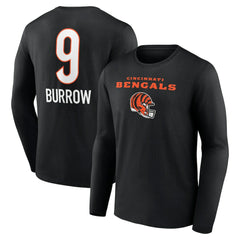 NFL Cincinnati Bengals Joe Burrow Team Wordmark Long Sleeve T-Shirt