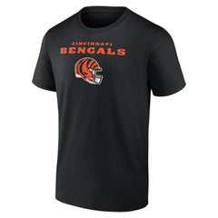 NFL Cincinnati Bengals Joe Burrow Team Wordmark Name & Number T-Shirt
