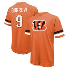 NFL Cincinnati Bengals Joe Burrow Majestic Threads Name & Number Oversize Fit T-Shirt