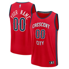 New Orleans Pelicans Fast Break Custom Jersey - Statement Edition - Red | Fanatics shop