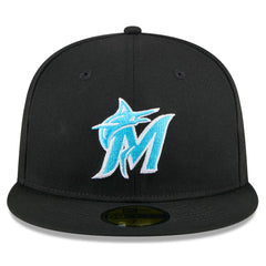 Miami Marlins 2024 Father's Day 59FIFTY Fitted Hat - Black | New Era