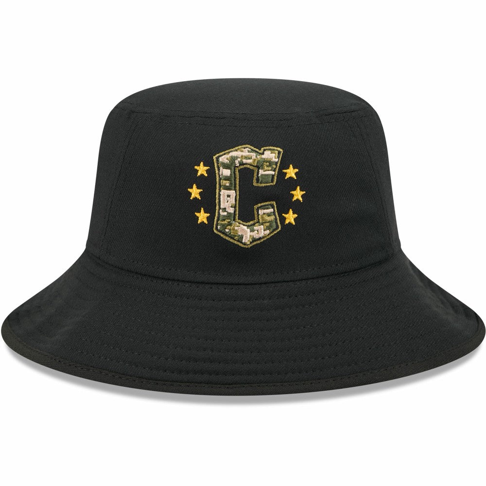 Cleveland Guardians 2024 Armed Forces Day Bucket Hat - Black | New Era