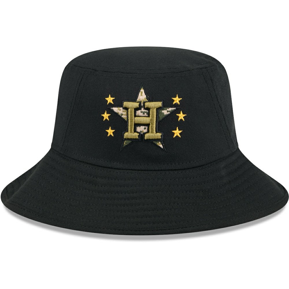 Houston Astros 2024 Armed Forces Day Bucket Hat - Black | New Era