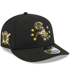 Chicago White Sox 2024 Armed Forces Day Low Profile 9FIFTY Snapback Hat - Black | New Era